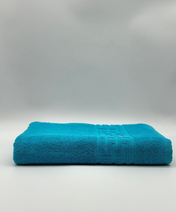 Prosop Bumbac 500 gr/mp, 70x130 cm, Dunga Greceasca, Turcoaz C1185 [2]