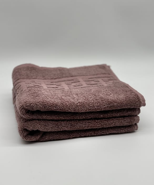 Set 2 Prosoape Bumbac 500 gr/mp, 50x90 cm, Dunga Greceasca, Maro C1138 [3]