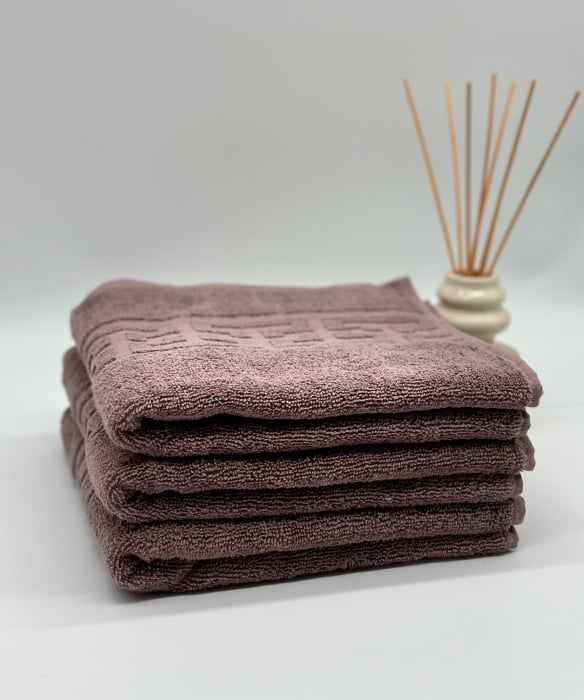 Set 3 Prosoape Bumbac 500 gr/mp, 50x90 cm, Dunga Greceasca, Maro C1137 [2]