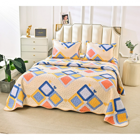 Cuverturi matlasate cu doua fete - Cuvertura din bumbac matlasat cu doua fete C1327