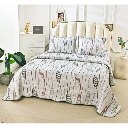 Cuverturi matlasate cu doua fete - Cuvertura din bumbac matlasat cu doua fete C1334