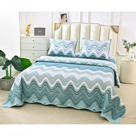 Cuverturi matlasate cu doua fete - Cuvertura din bumbac matlasat cu doua fete C1336