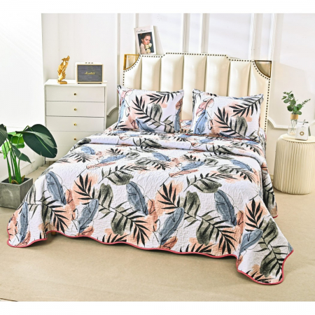 Cuverturi matlasate cu doua fete - Cuvertura din bumbac matlasat cu doua fete C1340