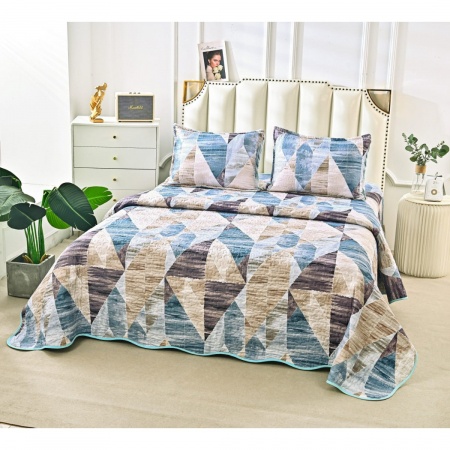 Cuverturi matlasate cu doua fete - Cuvertura din bumbac matlasat cu doua fete C1342
