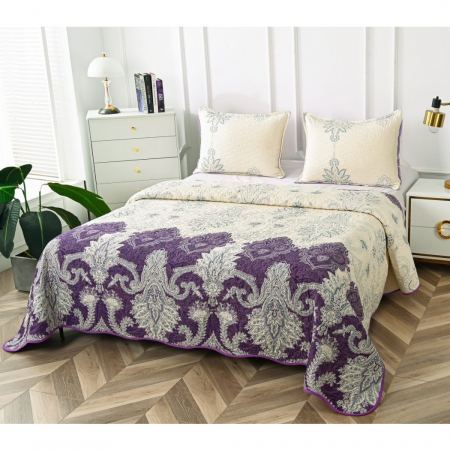 Cuverturi matlasate cu doua fete - Cuvertura din bumbac matlasat cu doua fete C1343