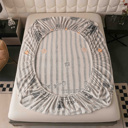 Husa de pat Cocolino cu elastic cu 2 fete de perna, Jojo C1003 [2]