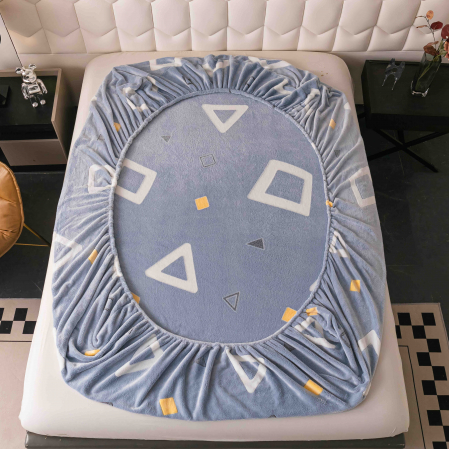 Husa de pat Cocolino cu elastic cu 2 fete de perna, Jojo C1009 [2]