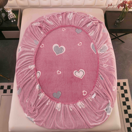 Husa de pat Cocolino cu elastic cu 2 fete de perna, Jojo C1018 [2]