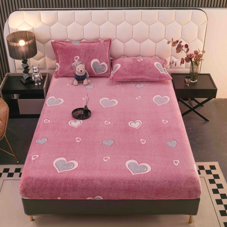 Huse de Pat Cocolino - Husa de pat Cocolino cu elastic cu 2 fete de perna, Jojo C1018