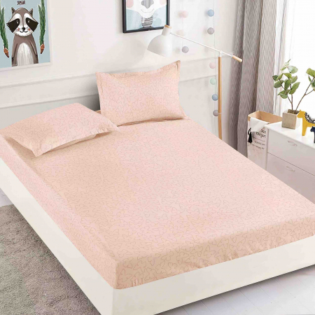 Huse de Pat Finet 180x200 - Husa de pat din Finet cu Elastic cu 2 fete de perna 180x200 , C853