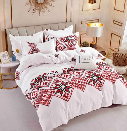 LENJERII DE PAT 1 PERSOANA & COPII - Lenjerie de pat, 1 persoana, Bumbac Finet, 4 piese Jojo C404