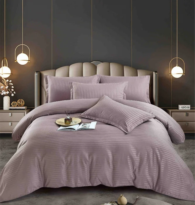 Lenjerii 1 Persoana Damasc - Lenjerie de pat, 1 persoana, Damasc, 4 piese Jojo C464