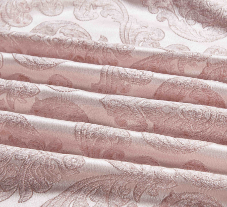 Lenjerie de Pat Dublu, Model Jacquard, 7 Piese, Cearceaf cu Elastic, Jojo Home C303 [4]