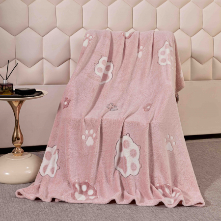 Patura Cocolino, Pat 2 Persoane 200x230 cm, Roz C765 [3]