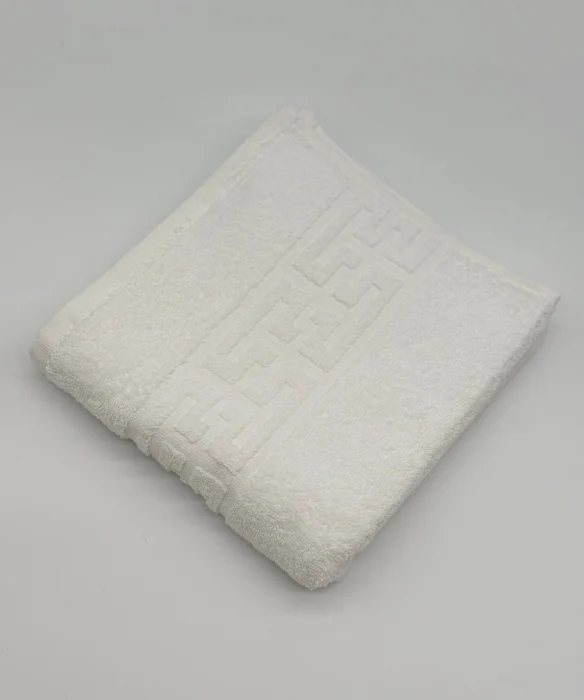 Prosop Bumbac 500 gr/mp, 50x90 cm, Dunga Greceasca, Alb [2]