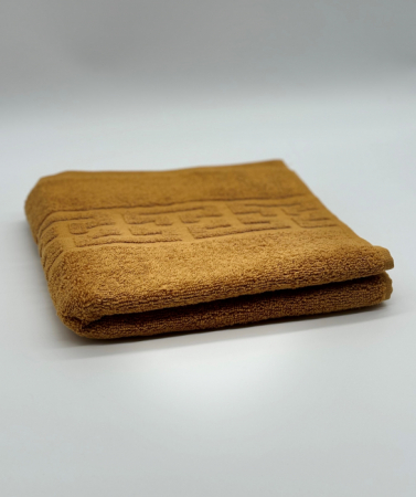 Prosop Bumbac 500 gr/mp, 50x90 cm, Dunga Greceasca, Galben Mustar C1149 [2]