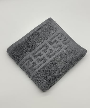 Prosop Bumbac 500 gr/mp, 50x90 cm, Dunga Greceasca, Gri C837 [2]