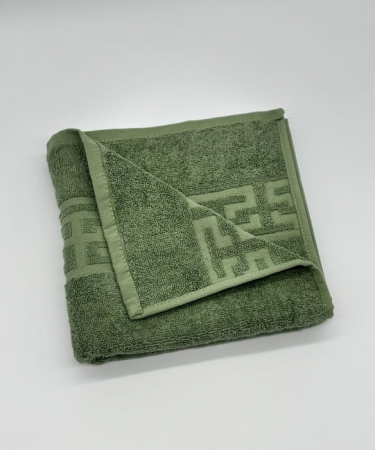 Prosop Bumbac 500 gr/mp, 50x90 cm, Dunga Greceasca, Verde Kaki C1140 [2]