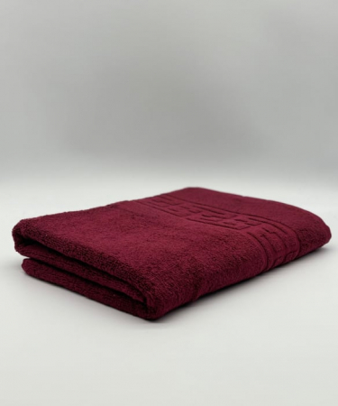 PROSOPE - Prosop Bumbac 500 gr/mp, 70x130 cm, Dunga Greceasca, Grena C1200