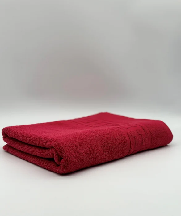 PROSOPE - Prosop Bumbac 500 gr/mp, 70x130 cm, Dunga Greceasca, Rosu C1126