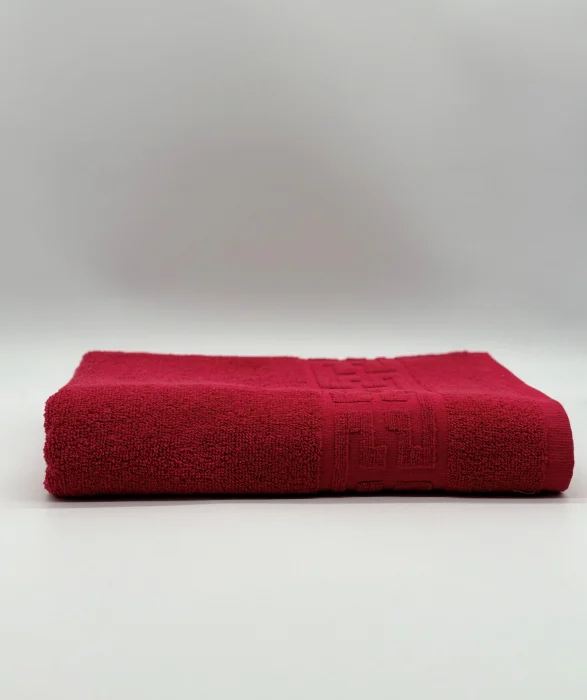 Prosop Bumbac 500 gr/mp, 70x130 cm, Dunga Greceasca, Rosu C1126 [1]