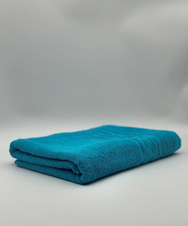 PROSOPE - Prosop Bumbac 500 gr/mp, 70x130 cm, Dunga Greceasca, Turcoaz C1185