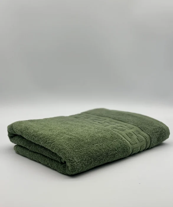 PROSOPE - Prosop Bumbac 500 gr/mp, 70x130 cm, Dunga Greceasca, Verde Kaki C1117