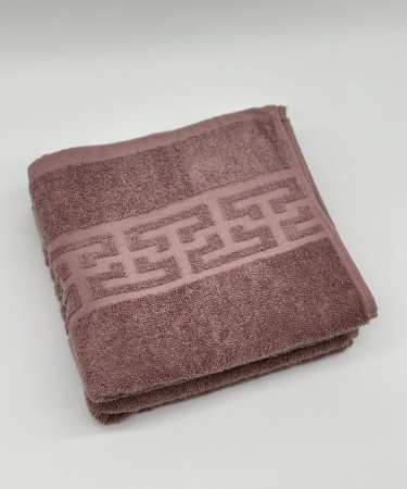 Set 2 Prosoape Bumbac 500 gr/mp, 50x90 cm, Dunga Greceasca, Maro C1138 [3]