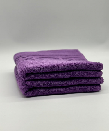 Set 2 Prosoape Bumbac 500 gr/mp, 50x90 cm, Dunga Greceasca, Mov C1142 [2]