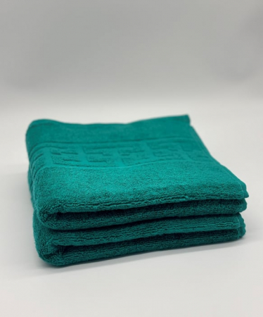 Set 2 Prosoape Bumbac 500 gr/mp, 50x90 cm, Dunga Greceasca, Verde C1127 [2]