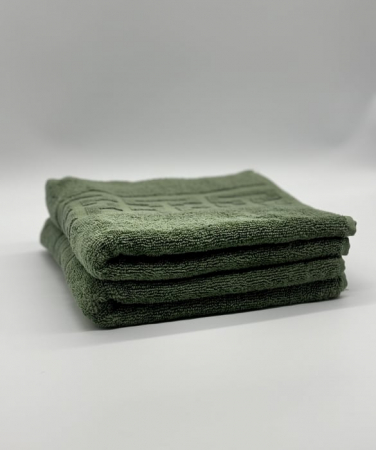 Set 2 Prosoape Bumbac 500 gr/mp, 50x90 cm, Dunga Greceasca, Verde Kaki C1139 [2]