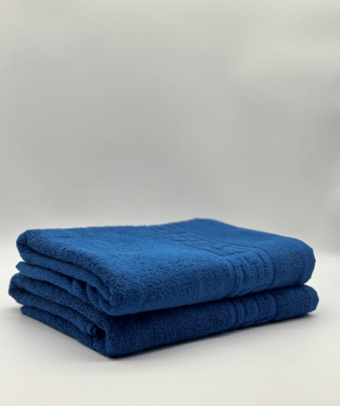 PROSOPE - Set 2 Prosoape Bumbac 500 gr/mp, 70x130 cm, Dunga Greceasca, Albastru C1204