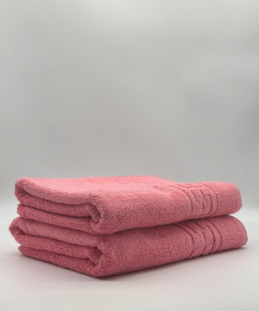 PROSOPE - Set 2 Prosoape Bumbac 500 gr/mp, 70x130 cm, Dunga Greceasca, Roz C1189