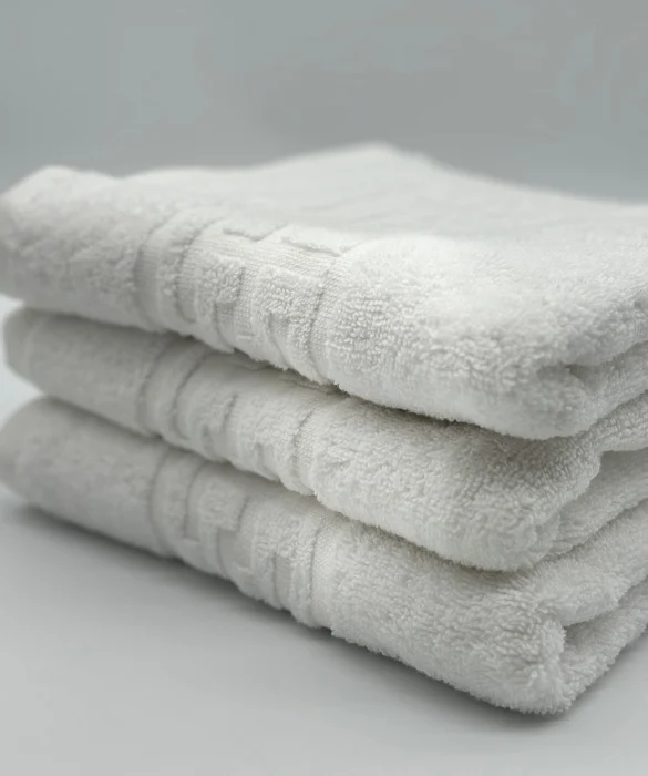 Set 3 Prosoape Bumbac 500 gr/mp, 50x90 cm, Dunga Greceasca, Alb C1144 [2]