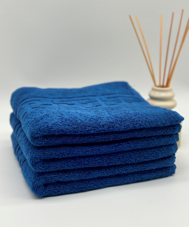 Set 3 Prosoape Bumbac 500 gr/mp, 50x90 cm, Dunga Greceasca, Albastru C1132 [2]