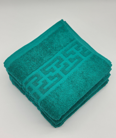 Set 3 Prosoape Bumbac 500 gr/mp, 50x90 cm, Dunga Greceasca, Verde C1134 [2]