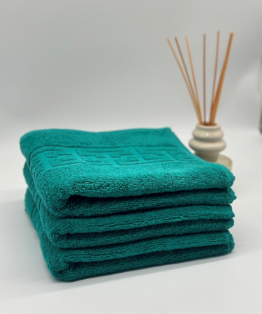 Set 3 Prosoape Bumbac 500 gr/mp, 50x90 cm, Dunga Greceasca, Verde C1134 [3]