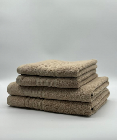 PROSOPE - Set 4 Prosoape Bumbac 500 gr/mp, Dunga Greceasca, Bej C1228