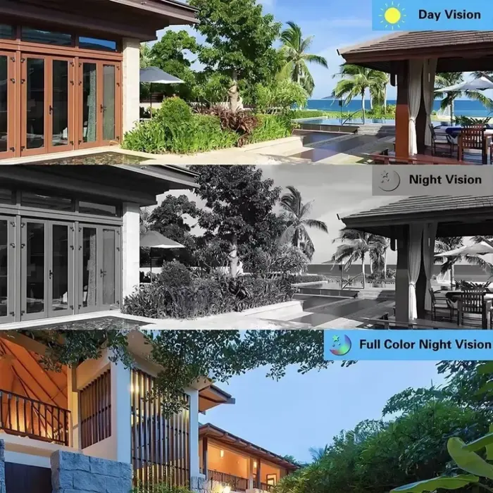 12MP 4G Hármas Biztonsági Kamera, 3 Képernyő, 10x Zoom, 1490° Kombinált Látószög, Színes Éjjellátás, IP66, Mozgásérzékelő, Kétirányú Hang, 5dBi Antenna, PTZ Vezérlés, Automatikus Követés, Előre Beállí [6]