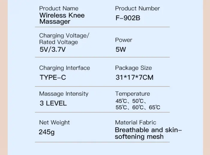 2 db-os térdmelegítő készlet 3 fűtési móddal és 3 rezgő masszázsfunkcióval akkumulátor, váll-, könyök- és térdfájdalom enyhítésére, univerzális méret, fekete [10]