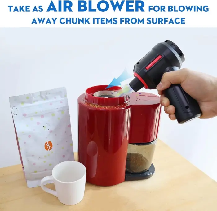 6 az 1-ben hordozható porszívó és levegőfúvó – ideális autóhoz, otthonhoz, irodához és háziállatokhoz [7]