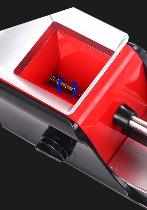 Elektromos Cigarettatöltő Gép 220V, Dohány Injektor 8 mm-es Hüvelyekhez, ABS és Fém Ház, Fekete [5]