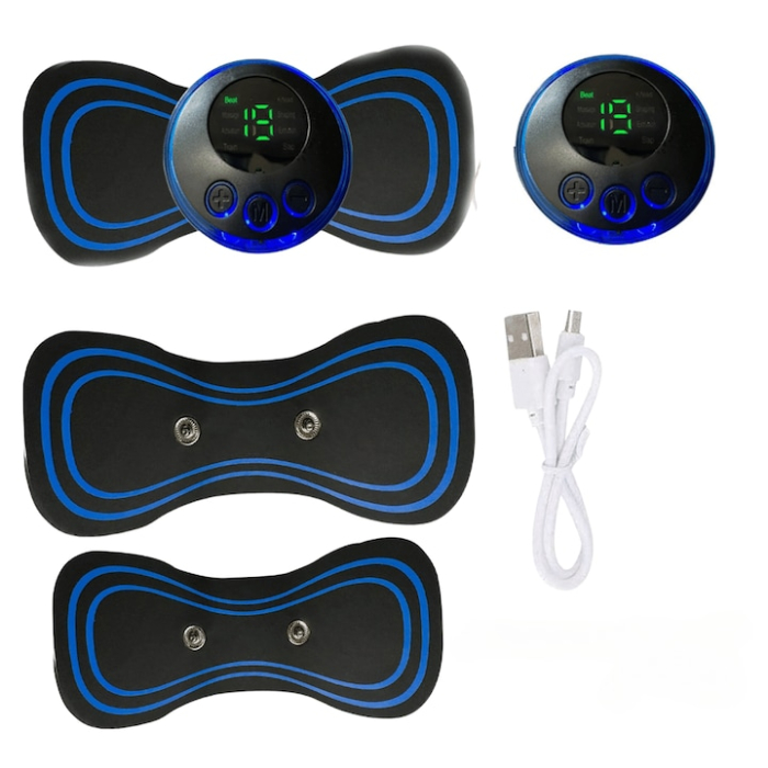 Hordozható Elektromos Nyakmasszírozó, 8 Beépített Programmal, Elektromágneses Technológiával [6]