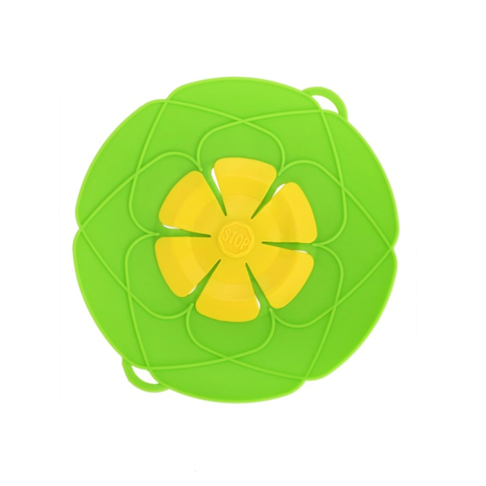 Szilikon kifröccsenésgátló fedő 23 cm, hőálló, edényekhez és pároláshoz, multifunkciós, könnyen tisztítható [9]