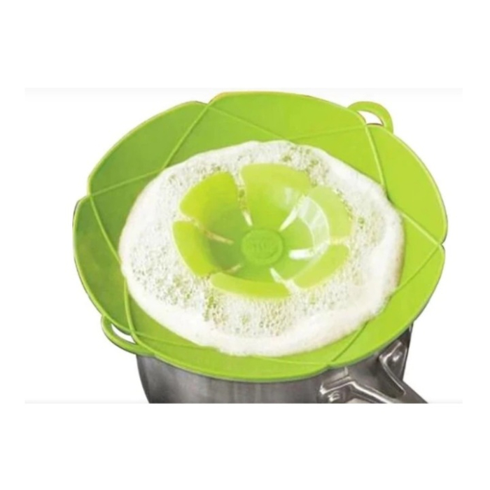 Szilikon kifröccsenésgátló fedő 23 cm, hőálló, edényekhez és pároláshoz, multifunkciós, könnyen tisztítható [7]