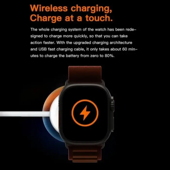 2.1 hüvelykes SmartWatch Okosóra + EXTRA Szíj, Bluetooth Hívás, Vezeték Nélküli Töltés, Fém Ház, Hívás- és Közösségi Értesítések, Véroxigénszint Mérő, Pulzusmérés, Hőmérő, Alvásfigyelés, 105 Sportmód [12]
