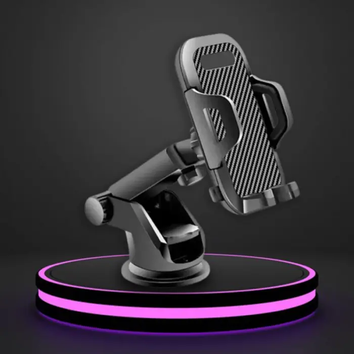 CZ-3115 Autós Telefontartó, 360°-ban Forgatható, Rugalmas Nyakkal, Műszerfalra vagy Szélvédőre Helyezhető, Gyors Töltés Micro USB-vel [3]