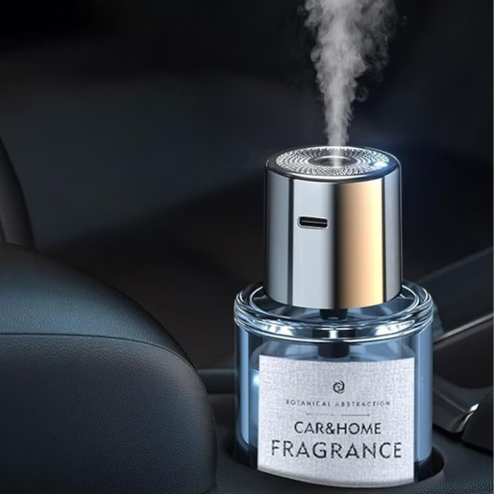 Automata Illatosító Diffúzor Illóolajokhoz 160 ml, Újratölthető Akkumulátor 5V, 5 Permet Szint, Auto & Otthon, Hangulatvilágítás [7]