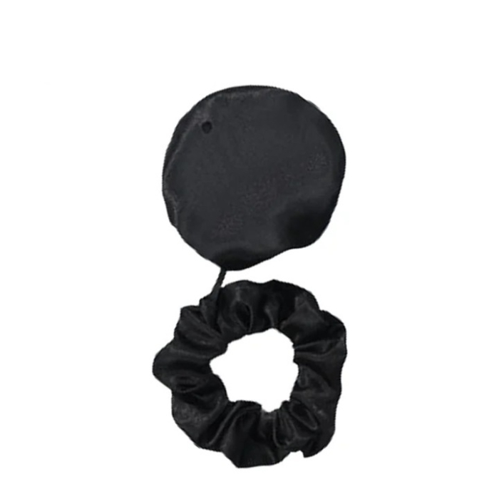 Italpohár védő rugalmas fedél, poliészter/elastán, újrahasználható, különböző poharakhoz, rovarok és kiömlés ellen, fekete [5]