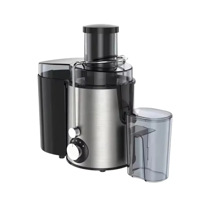 Elektromos gyümölcs- és zöldséglé centrifuga 1,5L, 1400W teljesítmény, 2 sebességfokozat, rozsdamentes acél pengék, könnyű tisztítás [2]